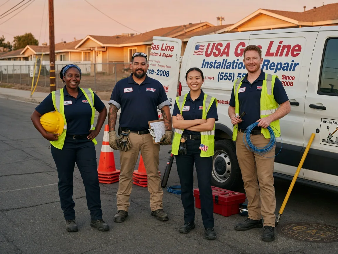 Gas Line Installation company in Bridgeville, CA